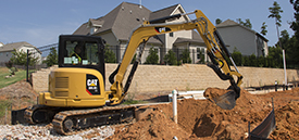 excavators for rent in nj and pa